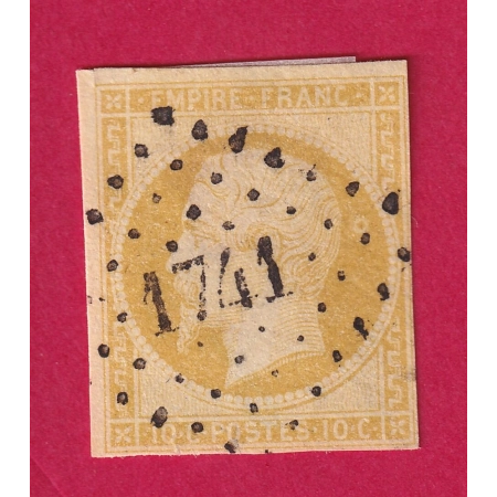 N°13 JAUNE CITRON PC 1741 LIVERNON LOT TIMBRE BRIEFMARKEN STAMP FRANCE