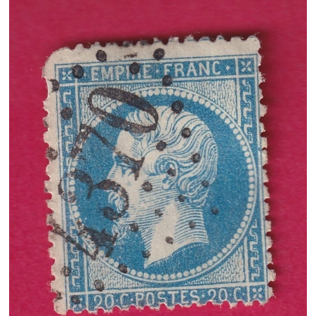 N°22 GC 4370 CHIRAC LOZERE COTE MATHIEU 125€ SUR BLEU TIMBRE BRIEFMARKEN STAMP FRANCE