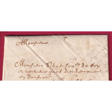 LETTRE DE DIE DROME 1661 POUR GRENOBLE LETTRE COVER FRANCE