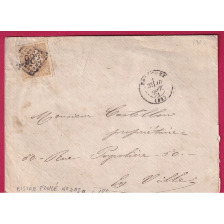 N°43A GC 3902 TOULOUSE HAUTE GARONNE POUR TOULOUSE LETTRE COVER FRANCE