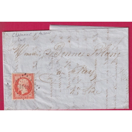 N°16 PC 1018 CRAPONNE SUR AUZON HAUTE LOIRE POUR LE PUY LETTRE COVER FRANCE