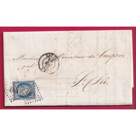 N°4 PC 1727 LILLE NORD POUR ST DIE VOSGES LETTRE COVER FRANCE