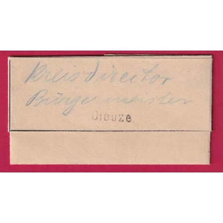 DIEUZE MOSELLE TELEGRAMME ALLEMAND ALSACE LORRAINE 1892 LETTRE COVER FRANCE