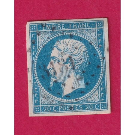 N°14 PC 3181 ST MARCEL D' ARDECHE COTE MATHIEU 56€ SUR BLEU TIMBRE BRIEFMARKEN STAMP FRANCE