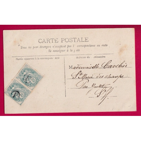 N°111 PAIRE BOITE RURALE E POUR YVETOT SEINE INFERIEURE LETTRE COVER FRANCE