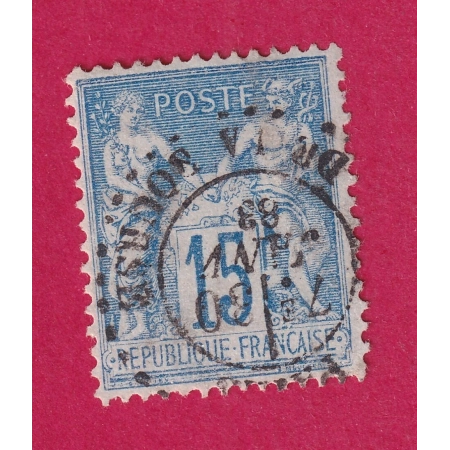 N°90 CACHET ESSAI PARIS PLACE DE LA BOURSE LETTRE COVER FRANCE