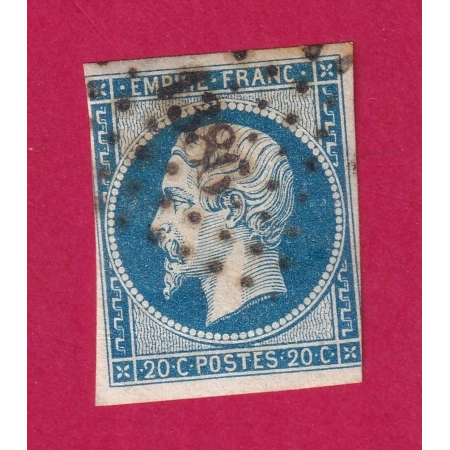 N°14 PC 1386 GENOUILLAT CREUSE COTE MATHIEU 32€ SUR BLEU TIMBRE BRIEFMARKEN STAMP