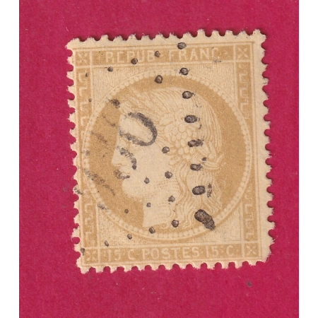 N°59 GC 936 CHATEAUNEUF DE RANDON LOZERE COTE MATHIEU 48€ SUR BLEU TIMBRE BRIEFMARKEN STAMP
