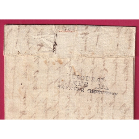 DEBOURSE ARMEE DES PYRENEES ORIENTALES DEPART CETTE POUR ST LAURENT DE LA SALANQUE AN2 1794 LETTRE HERAULT FRANCE