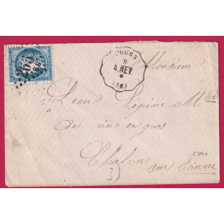 N°60 CONVOYEUR STATION FOURS NIEVRE GC 2354 BG NEVERS GARE POUR CHALON SUR SAONE BUREAU PASSE NEVERS LETTRE COVER FRANCE