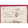 MARQUE DEBOURSE DEB DE MACON SAONE ET LOIRE 1814 DEPART TOURS INDICE 18 INDRE ET LOIRE TEXTE MAIRE DE TOURS LETTR FRANCE
