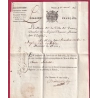 MARQUE DEBOURSE DEB DE MACON SAONE ET LOIRE 1814 DEPART TOURS INDICE 18 INDRE ET LOIRE TEXTE MAIRE DE TOURS LETTR FRANCE