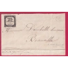 TIMBRE TAXE N°5A CAD TYPE 24 LA CROIX BLANCHE LOT ET GARONNE RARE POUR BEAUVILLE LETTRE COVER FRANCE