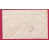 TIMBRE TAXE N°5A CAD TYPE 24 LA CROIX BLANCHE LOT ET GARONNE RARE POUR BEAUVILLE LETTRE COVER FRANCE