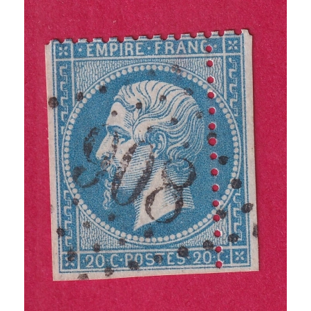 N°22 TRES BELLE VARIETE DE PIQUAGE TIMBRE BRIEFMARKEN STAMP FRANCE
