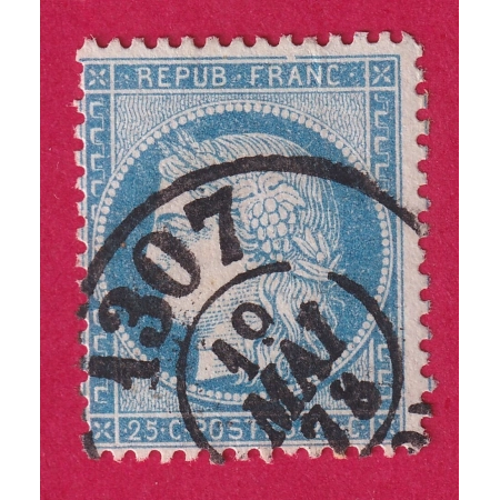 N°60 BUREAU DE PASSE 1307 DIJON BELLE FRAPPE TIMBRE BRIEFMARKEN STAMP FRANCE