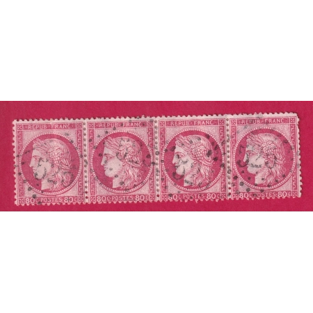 N°57 GC 525 BANDE DE 4 BONNEVILLE HAUTE SAVOIE TIMBRE BRIEFMARKEN STAMP FRANCE