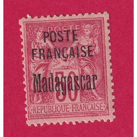 MADAGASCAR N°19 NEUF AVEC CHARNIERE COTE 350€ COLONIE FRANCAISE TIMBRE BRIEFMARKEN STAMP FRANCE