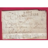 MARQUE P45P LA MAGISTERE LOT ET GARONNE POUR LA REOLE GIRONDE 1802 INDICE 16 LETTRE COVER FRANCE