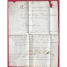 MARQUE P45P LA MAGISTERE LOT ET GARONNE POUR LA REOLE GIRONDE 1802 INDICE 16 LETTRE COVER FRANCE