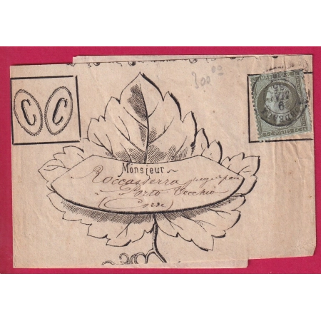 N°19 BANDE DE JOURNAL ILLUSTRE BORDEAUX VIGNE VIN PORTO VECCHIO CORSE LETTRE COVER FRANCE