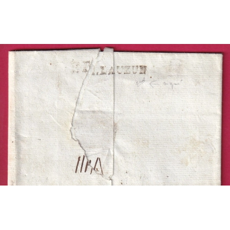DEBOURSE DEB LAUZUN LOT ET GARONNE SIGNE JAMET INDICE 21 DEPART BORDEAUX GIRONDE LETTRE COVER FRANCE