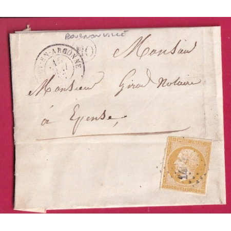 N°13 PC 1404 GIVRY EN ARGONNE MARNE OR BOURNONVILLE POUR EPENSE LETTRE FRANCE