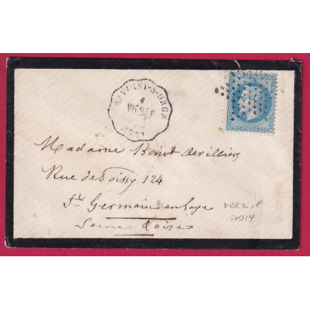 N°29 CONVOYEUR STATION SAVIGNY SUR ORGE SEINE ET OISE ETOILE PARIS PLEINE ST GERMAIN EN LAYE LETTRE COVER FRANCE