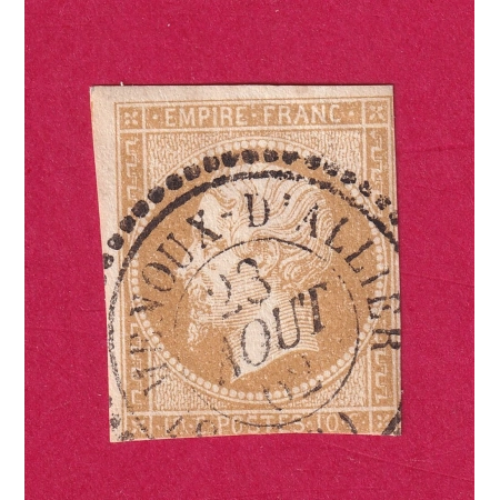 N°13 CAD TYPE 22 ST MENOUX D' ALLIER TIMBRE BRIEFMARKEN STAMP FRANCE