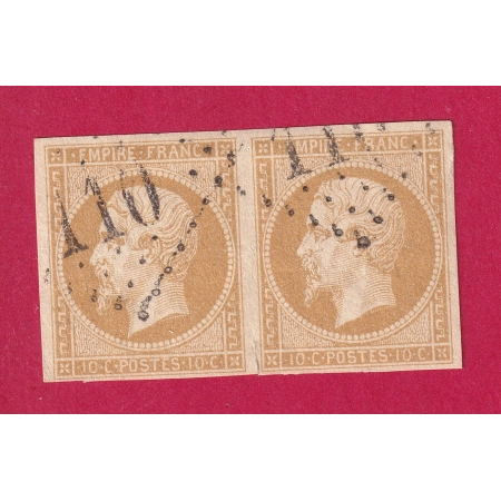 N°13B PAIRE GC 110 ANNECY HAUTE SAVOIE TIMBRE BRIEFMARKEN STAMP FRANCE
