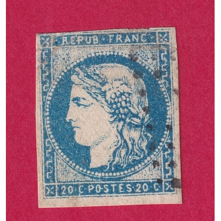 N°44A LEGER PELURAGE SIGNE CALVES TIMBRE BRIEFMARKEN STAMP FRANCE