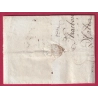 MARQUE 67 STRASBOURG BAS RHIN 1806 TAXE ESPAGNOLE 9 REALS POUR BARCELONE ESPAGNE  LETTRE COVER