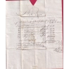 MARQUE 67 STRASBOURG BAS RHIN 1806 TAXE ESPAGNOLE 9 REALS POUR BARCELONE ESPAGNE  LETTRE COVER