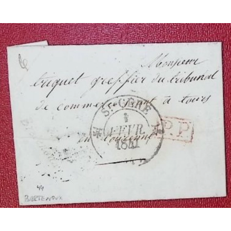 CURSIVE 44 BRETENOUX CAD TYPE 13 ST CERE + PP ROUGE 1841 INDICE 17 LETTRE COVER