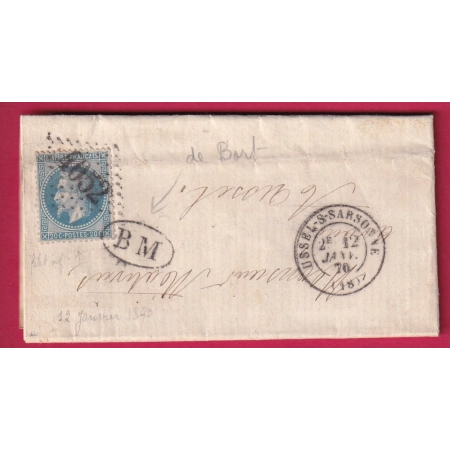 N°29 GC 4052 USSEL CORREZE BM BOITE MOBILE DE BORT POUR USSEL LETTRE COVER