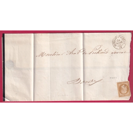 N°13 PC 2026 MONCLAR D'AGENAIS LOT ET GARONNE POUR BORDEAUX LETTRE COVER FRANCE