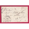 CURSIVE 62 ARLANC PP ROUGE CAD TYPE 12 AMBERT PUY DE DOME 1838 POUR BEZE COTE D'OR INDICE 11 LETTRE COVER