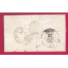 CURSIVE 62 ARLANC PP ROUGE CAD TYPE 12 AMBERT PUY DE DOME 1838 POUR BEZE COTE D'OR INDICE 11 LETTRE COVER