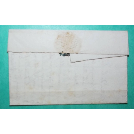 MARQUE 37 MENS ISERE POUR GRENOBLE 21x9 1822 LETTRE COVER FRANCE