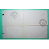 N°60B TYPE II GC 2730 ORANGE VAUCLUSE POUR CARPENTRAS VAUCLUSE 1874 LETTRE COVER FRANCE