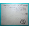 N°111 BLANC BANDE 5 + 1 TARIF 25C POUR PONTARLIER DOUBS POSTE RESTANTE TAXE 1926 LETTRE COVER FRANCE