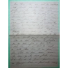 N°107 BLANC BLOC DE 8 + PAIRE TARIF 10C AUXERRE YONNE POUR SENS 1913 LETTRE COVER FRANCE