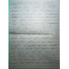 N°107 BLANC BLOC DE 8 + PAIRE TARIF 10C AUXERRE YONNE POUR SENS 1913 LETTRE COVER FRANCE