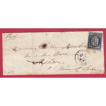 N°4 GRILLE LYON RHONE POUR MACON SAONE ET LOIRE LETTRE COVER FRANCE