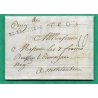 MARQUE DE BRIGNOLLE BRIGNOLES VAR POUR MONTAUBAN TARN ET GARONNE LENAIN N°2 1754 LETTRE COVER FRANCE