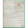 CAD TYPE 15A AMELIORATION DE DATE ENSISHEIM HAUT RHIN PP NOIR POUR BOURG EN BRESSE AIN 1842 LETTRE COVER FRANCE