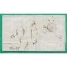CAD TYPE 15 CONSTANTINOPLE TURQUIE TAXE 30 MANUSCRITE TRIPLE PORT POUR MARSEILLE 1854 LETTRE COVER FRANCE