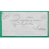 CAD TYPE 15A TARDETS BASSES PYRENEES PP ROUGE POUR BORDEAUX GIRONDE 1845 LETTRE COVER FRANCE