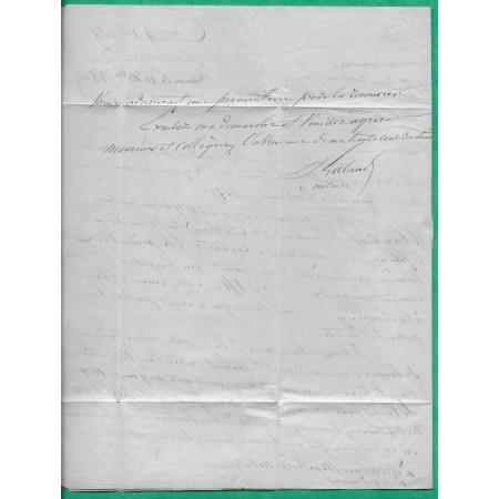 CAD TYPE 15A TARDETS BASSES PYRENEES PP ROUGE POUR BORDEAUX GIRONDE 1845 LETTRE COVER FRANCE