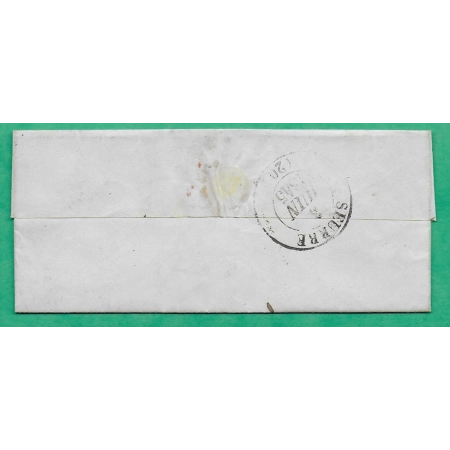 CAD TYPE 13 ST JEAN DE LOSNE COTE D'OR CL CORRESPONDANCE LOCALE POUR FRANXAULT REEXPEDIE SEURRE 1845 COVER FRANCE